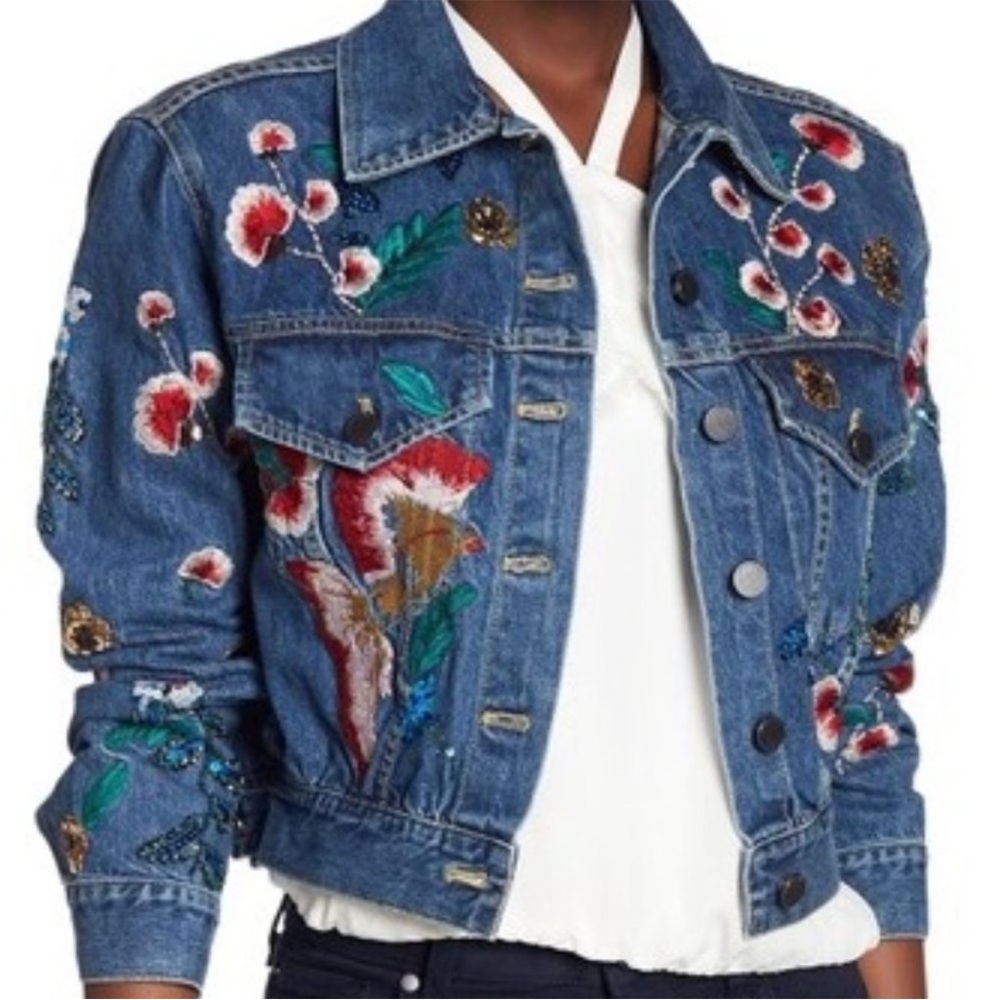 Alice Olivia embroidered jacket